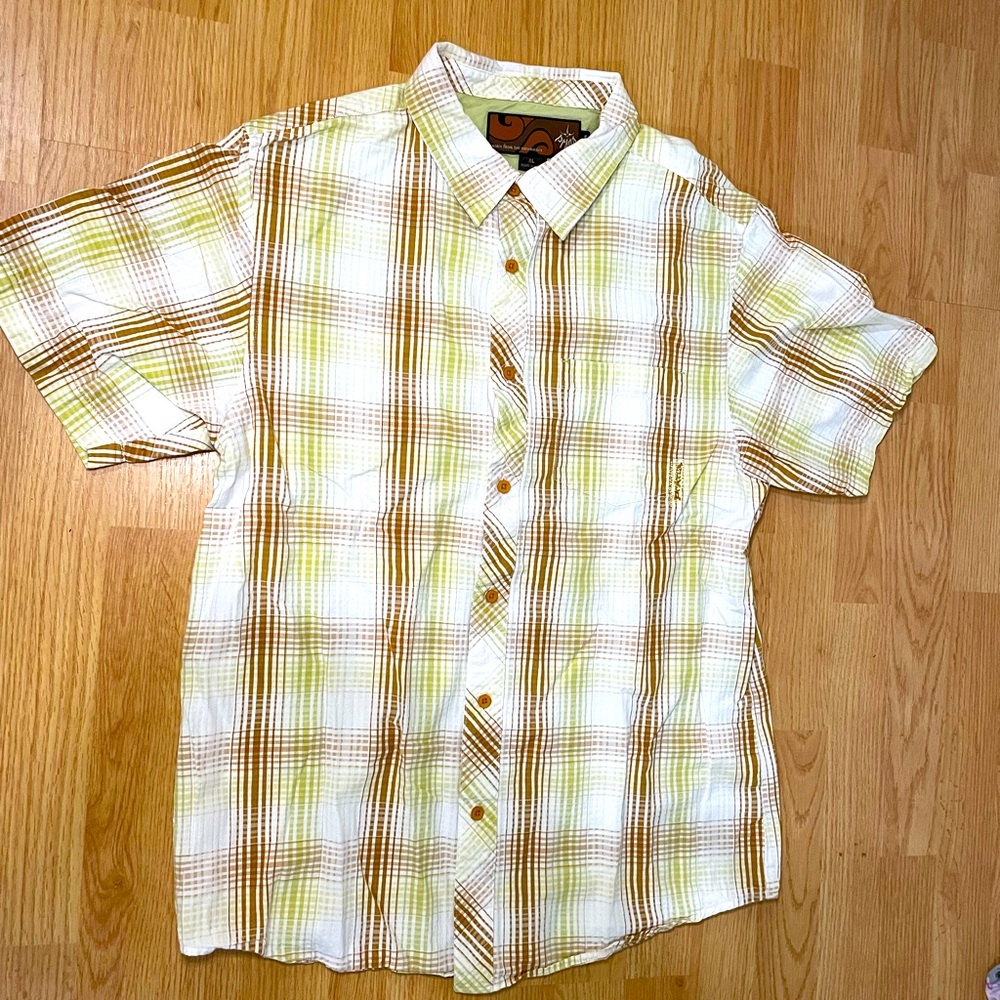 Prana XL Men’s Button Up Short Sleeve